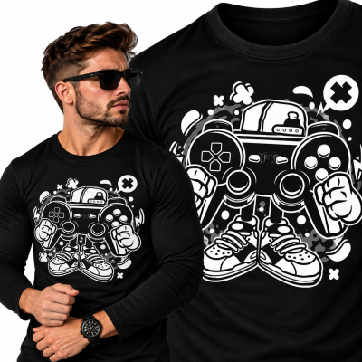 LONGSLEEVE  ANIMOWANY  STREET GAMER